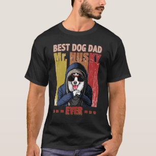Camiseta Melhor Dia de os pais de Pai de cães com vida útil