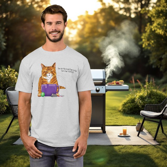 Camiseta Melhor Dia de os pais de Pai para Cat (Criador carregado)