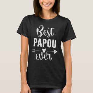Camiseta Melhor Dia de os pais De Papou Presente Para O Avô