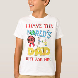 Camiseta Melhor dia dos pais engraçado do pai