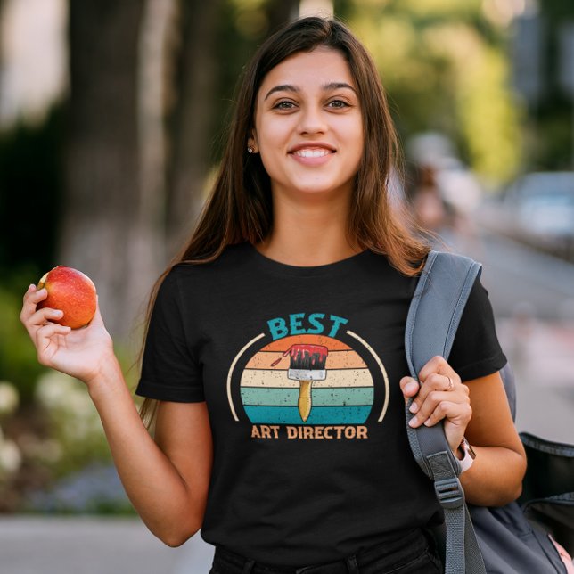 Camiseta Melhor Diretor de Arte - Diretor de Arte Retroativ (Criador carregado)