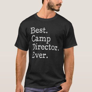 Camiseta Melhor Diretor De Camp Conselheiro De Ca De Verão