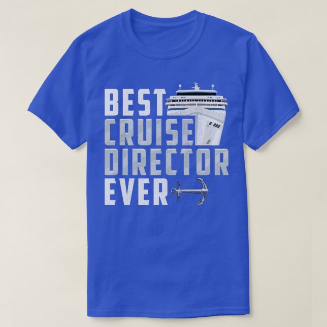 Camiseta Melhor Diretor de Cruzeiro Engraçado, Capitão (Frente do Design)