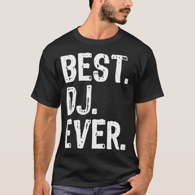 Camiseta Melhor DJ de Natal Engraçado (Frente)