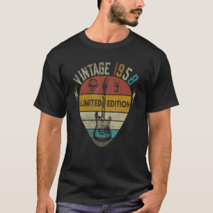 Camiseta Melhor do 65º Aniversário do Guitar Player de 1958