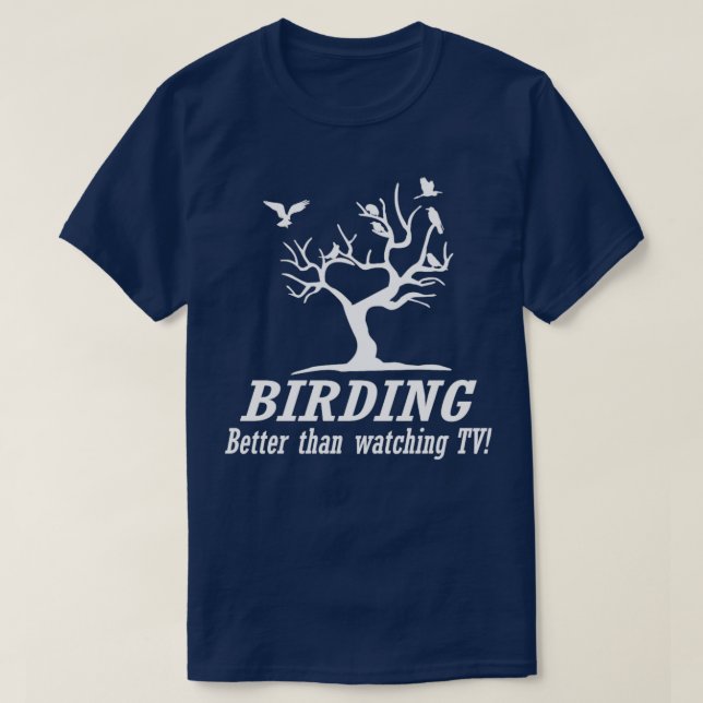 Camiseta melhor do que a ideia de presente de Bird Watcher  (Frente do Design)