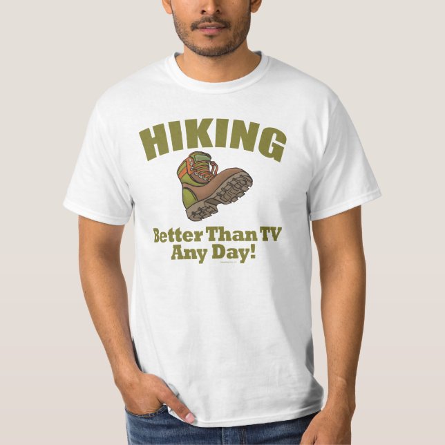 Camiseta Melhor do que a TV - Andando (Frente)