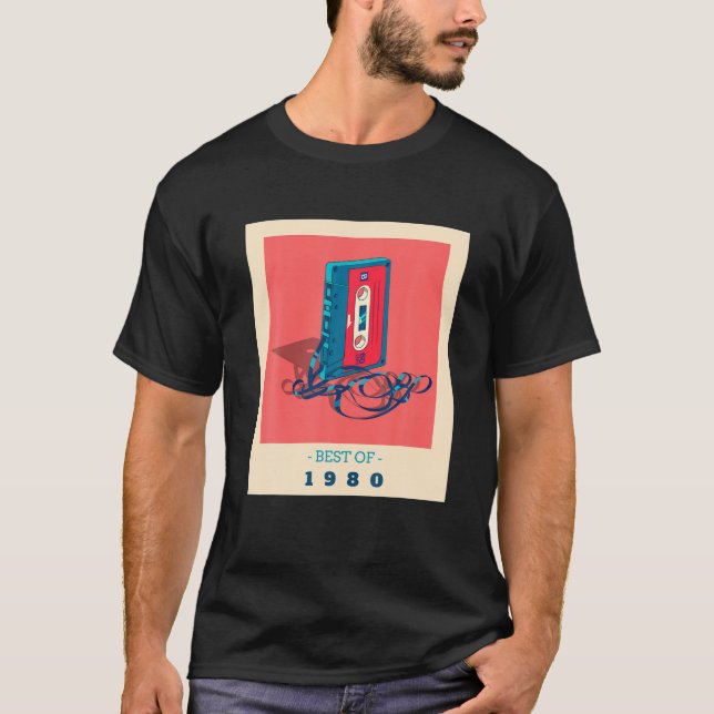 Camiseta Melhor Do Que O Vin De Fita Cassete De aniversário (Frente)