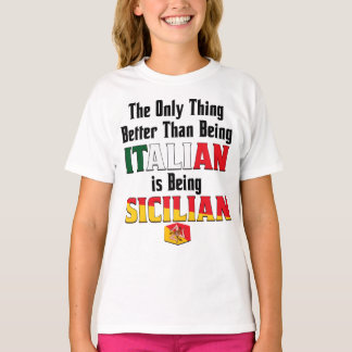 Camiseta Melhor do que ser italiano é ser siciliano