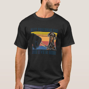 Camiseta Melhor Doberman Pai de Todos os Tempos Homem Dia