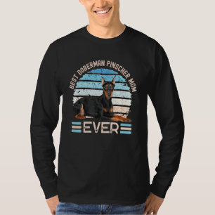 Camiseta Melhor Doberman Pinscher Mãe Dia de as mães De Cac
