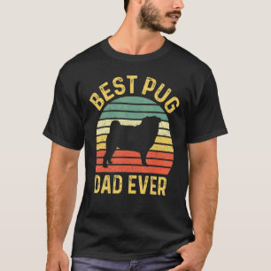 Camiseta Melhor Dono de Pug de Sempre Dono de Cão Pug