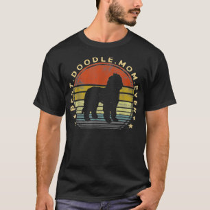 Camiseta Melhor Doodle Mãe Alguma Vez Labradoodle GoldenDoo