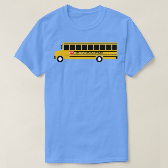 Camiseta Melhor Driver de Barramento Escolar 2 (Frente do Design)
