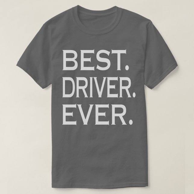 Camiseta Melhor driver de sempre (Frente do Design)