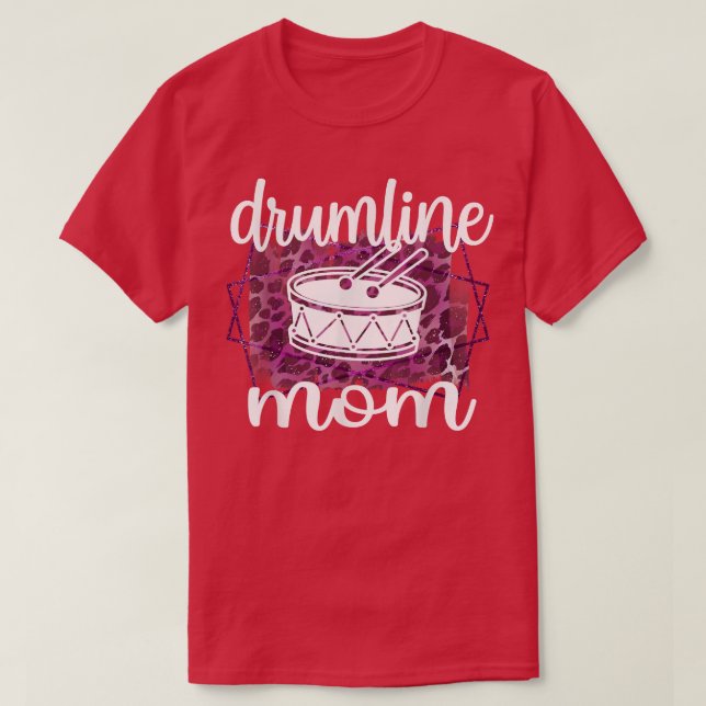 Camiseta Melhor Drumline Mãe Drumline Mamã (Frente do Design)