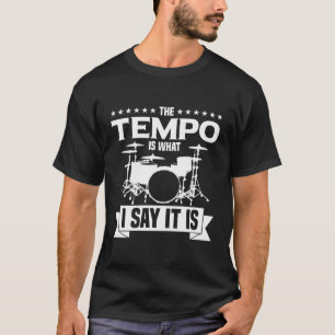 Camiseta Melhor Drummer Drummer Batendo Tambor de Persão