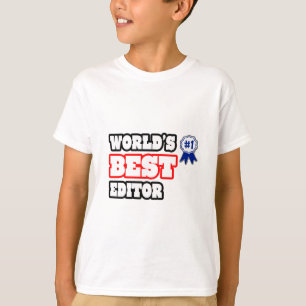 Camiseta Melhor Editor do Mundo