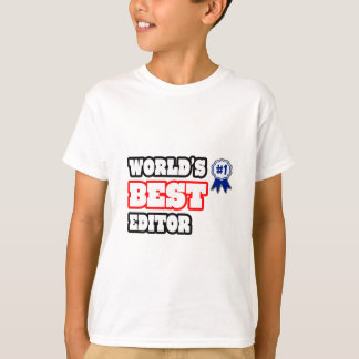 Camiseta Melhor Editor do Mundo