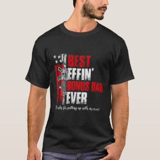Camiseta Melhor Effin’ Pai Ever Pai Direitos de Arma Amer