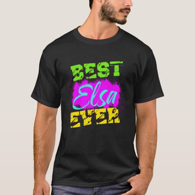 Camiseta Melhor Elsa de Todos os Tempos (Frente)