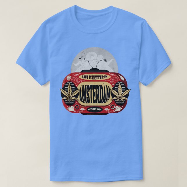 Camiseta Melhor em Amesterdã (Frente do Design)