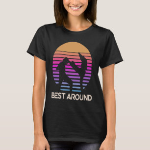 Camiseta Melhor Em Karate Face Kick anos 80 Sunset Circ Ka