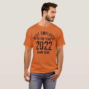 CAMISETA MELHOR EMPREGADO DO ANO 2022 PERSONALIZAR