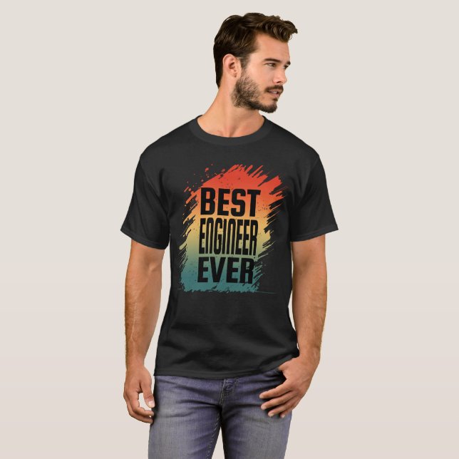 CAMISETA MELHOR ENGENHEIRO DE TODOS OS MOMENTOS (Frente Completa)