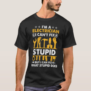 Camiseta Melhor Engenheiro Elétrico Para Mulheres Homens