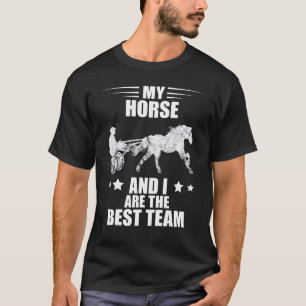 Camiseta Melhor Equipe Cavalo Corrida Equitação Trotting Ca