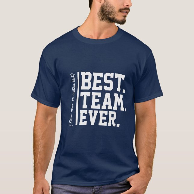Camiseta Melhor Equipe De Todos Os Nomes Personalizados Col (Frente)