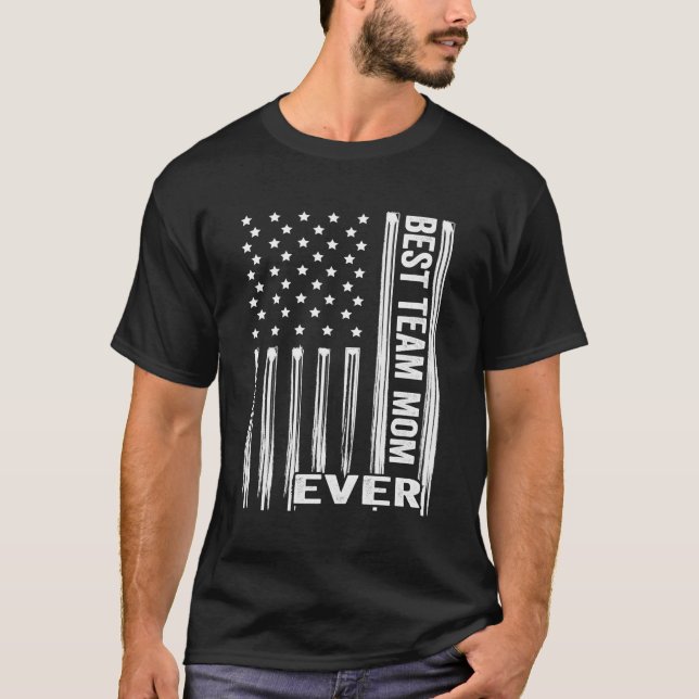Camiseta Melhor Equipe Mamã De Esportes (Frente)