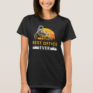 Camiseta Melhor Escritório Já Paisagista de Jardinagem Hobb
