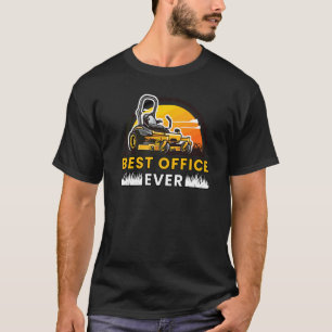 Camiseta Melhor Escritório Já Paisagista de Jardinagem Hobb