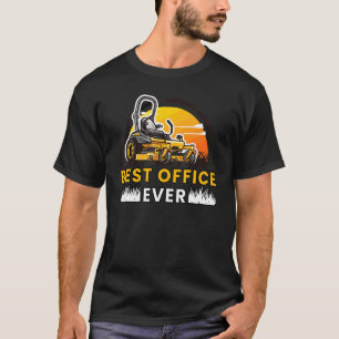 Camiseta Melhor Escritório Já Paisagista de Jardinagem Hobb