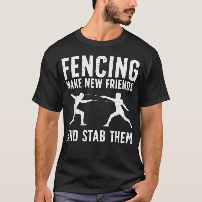 Camiseta Melhor Esgrima Esporte de Esgrima (Frente)