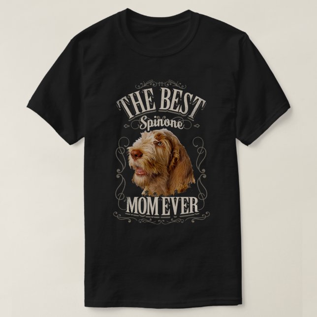 Camiseta Melhor Espinone Mãe, Um Cão De Espinone Italiano E (Frente do Design)