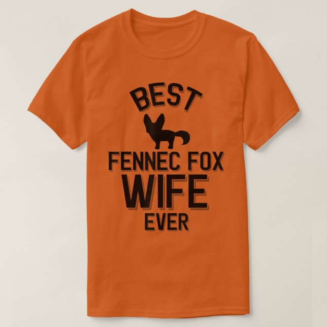 Camiseta Melhor Esposa Fennec Fo Nunca (Frente do Design)
