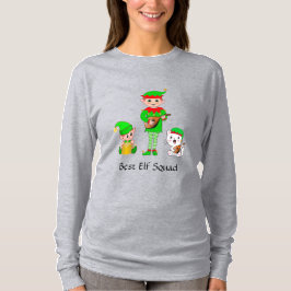 Camiseta Melhor Esquadrão Elf de Natal Moderno