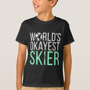 Camiseta Melhor Esquiador do Mundo Esqui Desporto de Invern