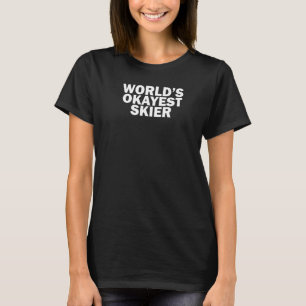 Camiseta Melhor Esquiador do Mundo, Esquiando Premium Diver