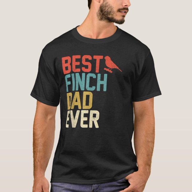 Camiseta Melhor estilo de retrorreflector do Pai FINCH (Frente)