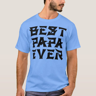 Camiseta Melhor Estilo de Texto Chinês do Papa