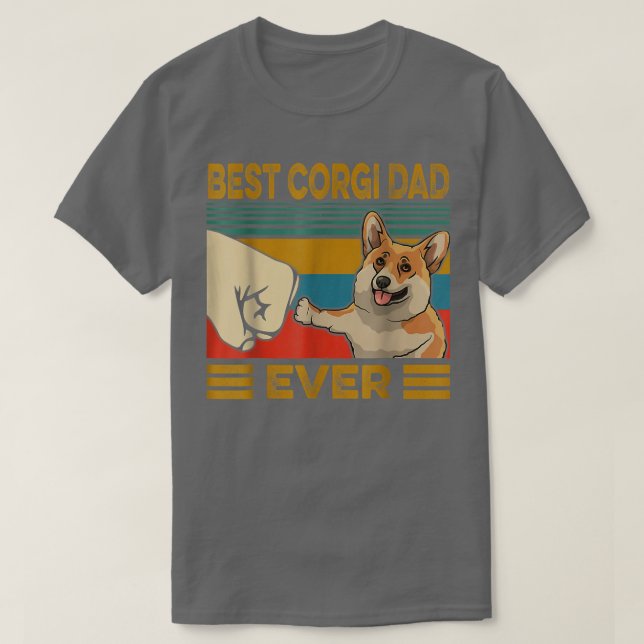 Camiseta Melhor Eve do Pai Corgi (Frente do Design)