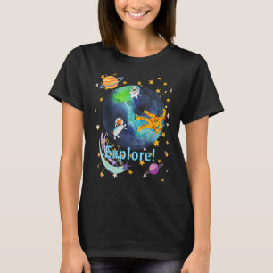 Camiseta Melhor Exploração de Ciências do Cão-de-Ouvidor-Po