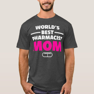 Camiseta Melhor Farmacêutica Mãe Técnico de Farmácia do Wor