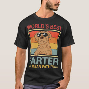 Camiseta Melhor Fartador do Mundo Quer Dizer Pai Cachorro E