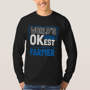 Camiseta Melhor Fazendeiro do Mundo Humor de Fazenda Traba