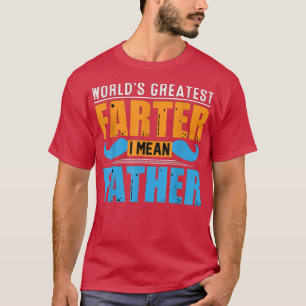 Camiseta melhor fazendeiro, quero dizer pai, família engraç